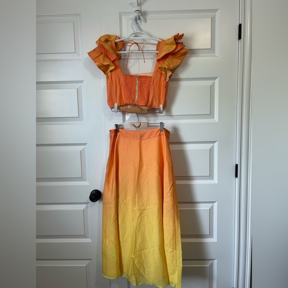 Ever New Orange and Cream Two-Piece Set - Picture 10 of 11